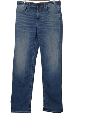 Buckle BKE Men's Seth Jeans 36x34 (XL) Blue Straight Leg Loose Stretch Denim